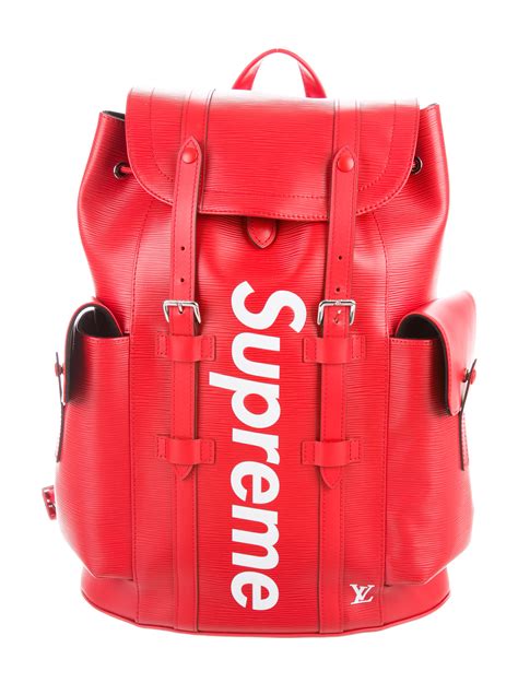 supreme x louis vuitton backpack buy|louis vuitton supreme christopher backpack.